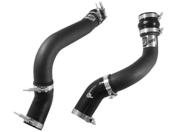 aFe BladeRunner 3in Black Intercooler Tubes Hot & Cold Side Kit for 13-14 Dodge RAM Diesel 6.7L (td) thumbnail 3