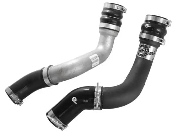 aFe BladeRunner 3in Black Intercooler Tubes Hot & Cold Side Kit for 13-14 Dodge RAM Diesel 6.7L (td) thumbnail 5