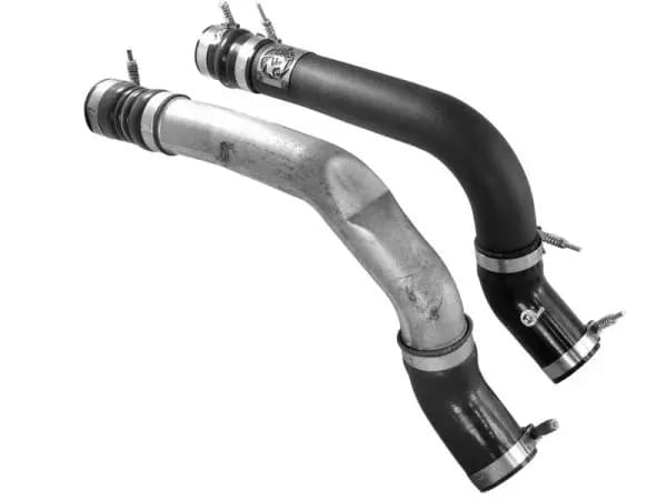 aFe BladeRunner 3in Black Intercooler Tubes Hot & Cold Side Kit for 13-14 Dodge RAM Diesel 6.7L (td) thumbnail 6