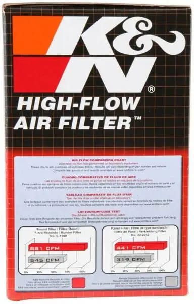 K&N Universal Clamp-On Air Filter - 2 1/4in 10 DEG FLG 3 1/2in OD 6in H thumbnail 9
