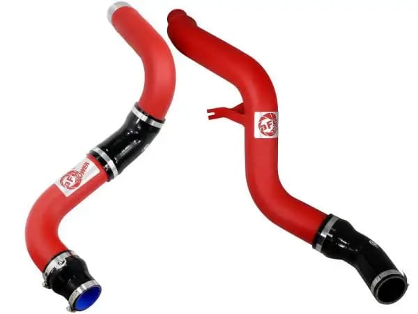 aFe Bladerunner 3in Red Intercooler Hot and Cold Side Tubes 14-15 Dodge Ram 1500 EcoDiesel V6 3.0L thumbnail 6