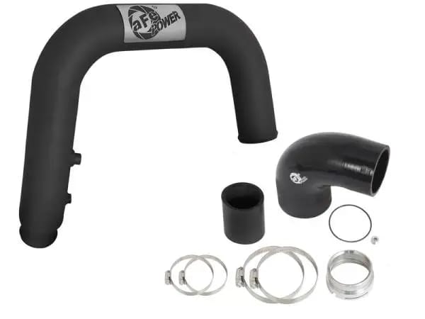 aFe BladeRunner 2.5in Black IC Tube Hot Side w/ Coupling & Clamp Kit 2016 GM Colorado/Canyon 2.8L thumbnail 7