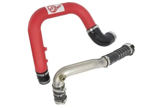 aFe BladeRunner 2.5in Red IC Tube Hot Side w/ Coupling & Clamp Kit 2016 GM Colorado/Canyon 2.8L thumbnail 7