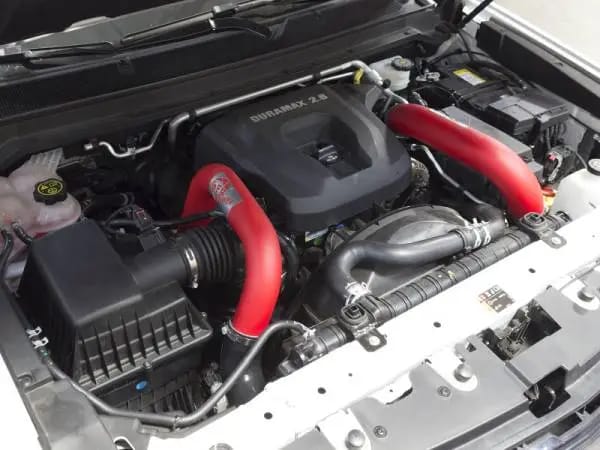 aFe BladeRunner 2.5in Red IC Tube Hot Side w/ Coupling & Clamp Kit 2016 GM Colorado/Canyon 2.8L thumbnail 8