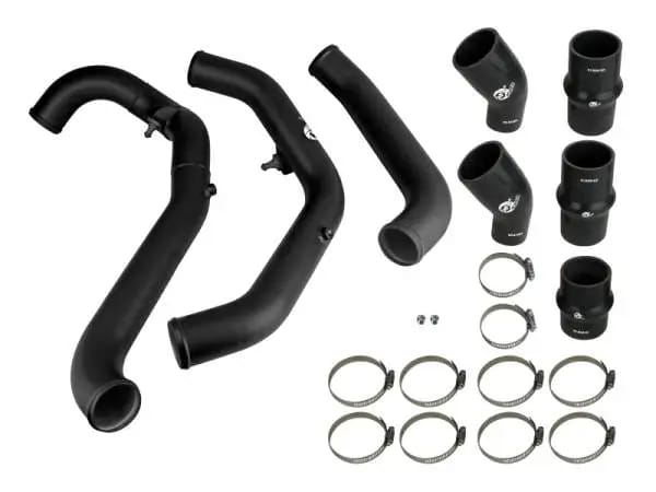 aFe Bladerunner Intercooler Tubes Hot Side 2.5in 17-20 Ford F-150 Raptor V6 3.5L(tt) thumbnail 4