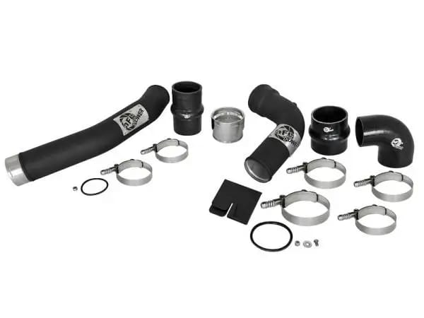 aFe Bladerunner 3in Hot and Cold Side Black Intercooler Tubes 2017 Ford Diesel Trucks V8 6.7L (td) thumbnail 11