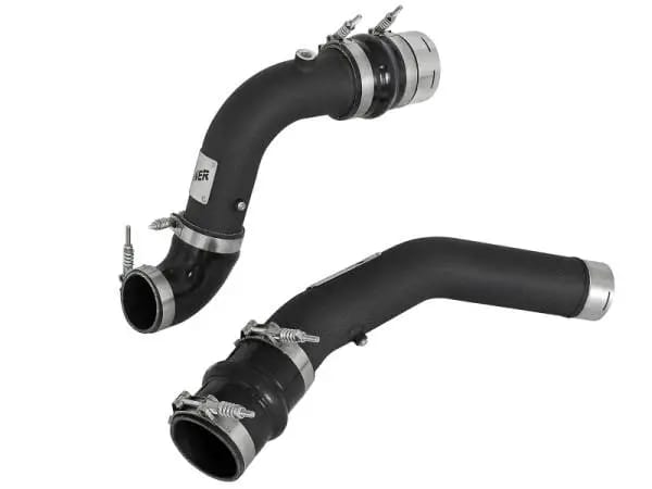 aFe Bladerunner 3in Hot and Cold Side Black Intercooler Tubes 2017 Ford Diesel Trucks V8 6.7L (td) thumbnail 12