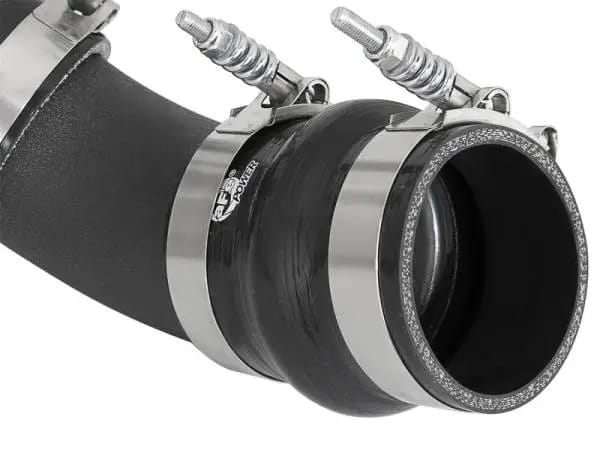 aFe BladeRunner 3in/3-1/2in Black Intercooler Tubes Hot/Cold 2017 GM Diesel Trucks V8 6.6L (td) L5P thumbnail 3