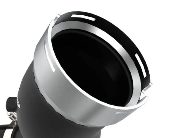 aFe BladeRunner Black 3in Aluminum Charge Pipe Kit 20-21 GM Diesel Trucks V8-6.6L (td) L5P thumbnail 4
