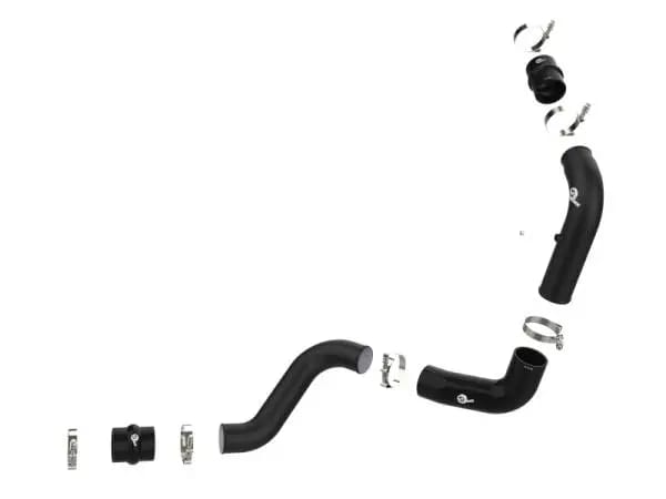 aFe 20-23 GM Diesel Trucks V8 6.6L L5P BladeRunner 3in Aluminum Hot Charge Pipe - Black thumbnail 6