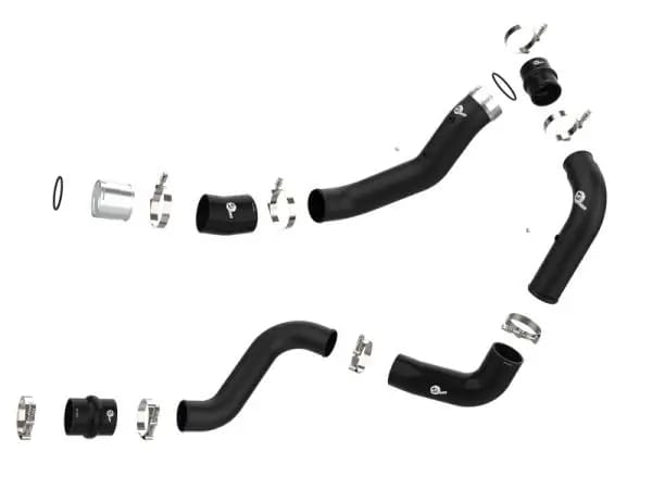 aFe BladeRunner Black 3in Aluminum Charge Pipe Kit 20-21 GM Diesel Trucks V8-6.6L (td) L5P thumbnail 7