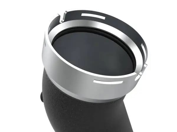 aFe 20-23 GM Diesel Trucks V8 6.6L L5P BladeRunner 3.5in Aluminum Cold Charge Pipe - Black thumbnail 3