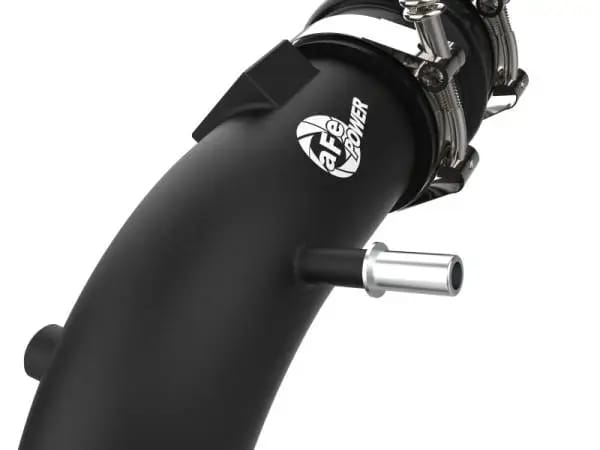 aFe Bladerunner Intercooler Cold Charge Pipe Black 3.5-2.75in 2021+ Ford F-150 V6-2.7L (tt) thumbnail 2
