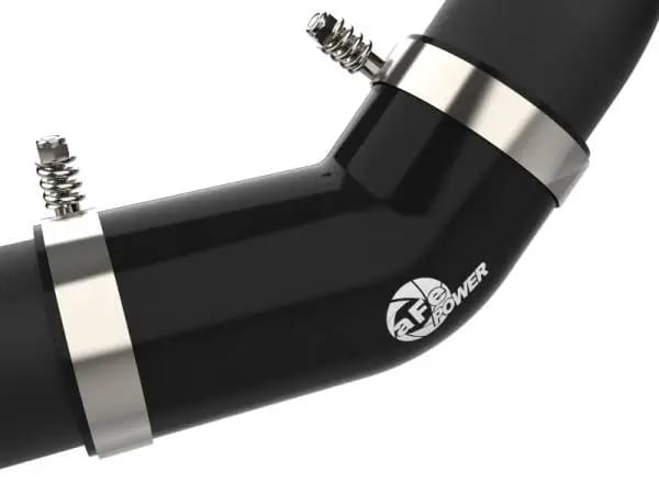 aFe 16-19 RAM 1500 V6 3.0L (TD) BladeRunner 3in Aluminum Hot & Cold Charge Pipe Kit - Black thumbnail 4