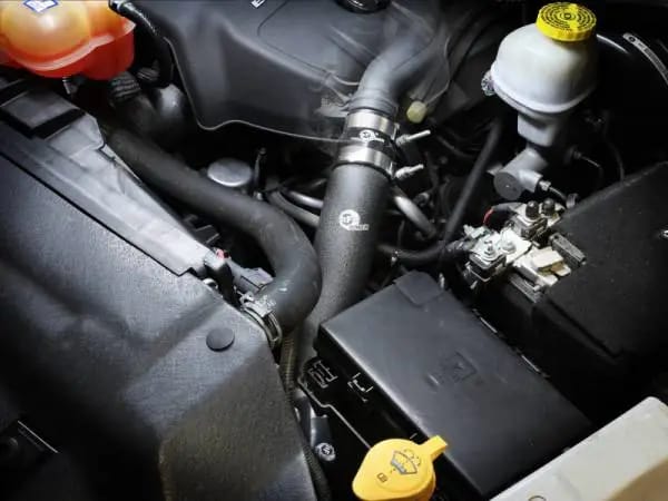 aFe 16-19 RAM 1500 V6 3.0L (TD) BladeRunner 3in Aluminum Hot & Cold Charge Pipe Kit - Black thumbnail 5