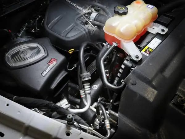 aFe 16-19 RAM 1500 V6 3.0L (TD) BladeRunner 3in Aluminum Hot & Cold Charge Pipe Kit - Black thumbnail 6