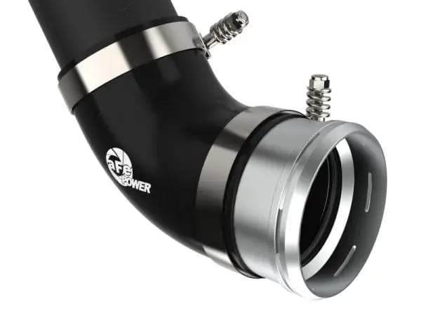 aFe BladeRunner 21-22 Ford F-150 Ecoboost V6-3.5L(tt) Aluminum Hot and Cold Charge Pipe Kit Black thumbnail 5