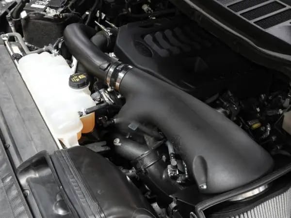 aFe 21-22 Ford F-150/Raptor V6-3.5L (tt) BladeRunner 2.5in Aluminum Hot Charge Pipe Black thumbnail 5