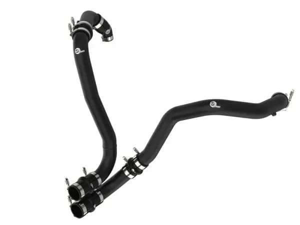 aFe BladeRunner 21-22 Ford F-150 Ecoboost V6-3.5L(tt) Aluminum Hot and Cold Charge Pipe Kit Black thumbnail 8