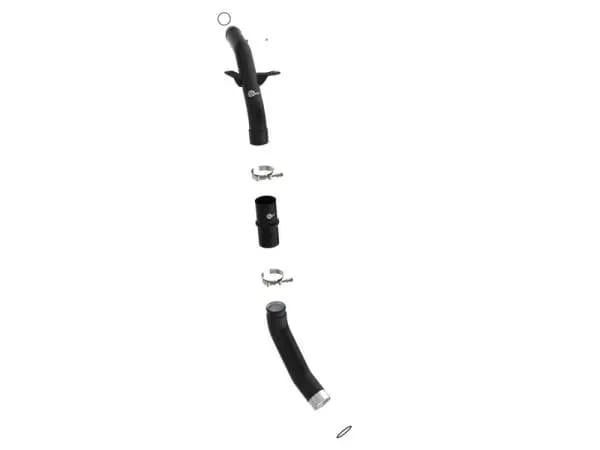 aFe RAM 1500 20-22 V6-3.0L (td) BladeRunner 2-1/2in & 3in Aluminum Hot Charge Pipe Black thumbnail 6