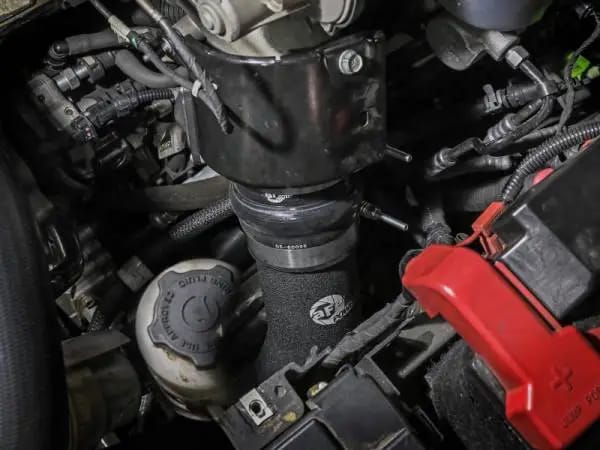 aFe BladeRunner Aluminum Hot and Cold Charge Pipe Kit Black RAM Diesel Trucks 19-23 L6-6.7L (td) thumbnail 6