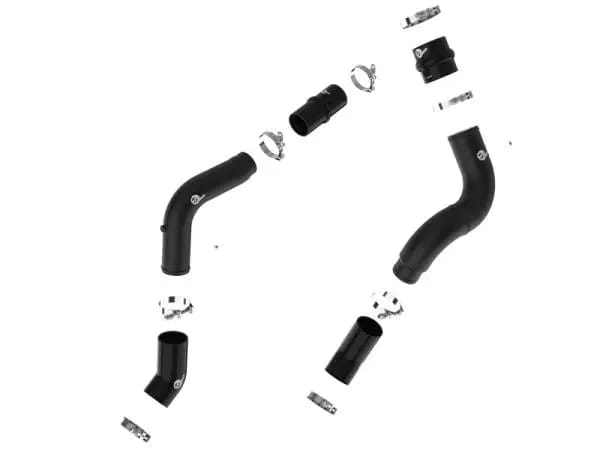 aFe BladeRunner Aluminum Hot and Cold Charge Pipe Kit Black RAM Diesel Trucks 19-23 L6-6.7L (td) thumbnail 7