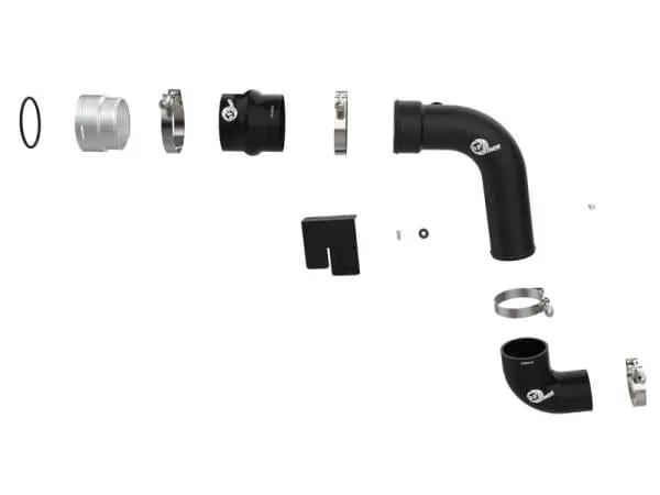 aFe 23-24 Ford F250/F350 Super Duty V8-6.7L BladeRunner 3 In. Aluminum Cold Charge Pipe- BLK thumbnail 6