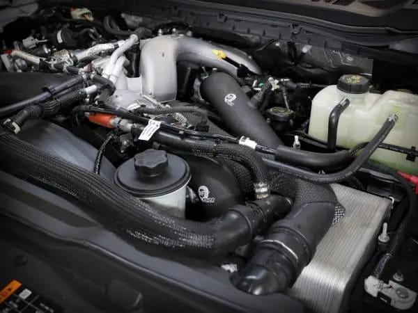 aFe 23-24 Ford F250/F350 Super Duty V8-6.7L BladeRunner 3 In. Aluminum Cold Charge Pipe- BLK thumbnail 5