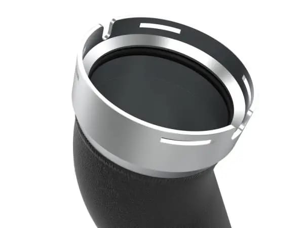 aFe 2024 GM Diesel Trucks V8 6.6L L5P BladeRunner 3.5in Aluminum Cold Charge Pipe - Black thumbnail 3