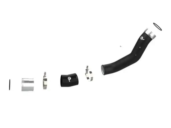 aFe 2024 GM Diesel Trucks V8 6.6L L5P BladeRunner 3.5in Aluminum Cold Charge Pipe - Black thumbnail 6
