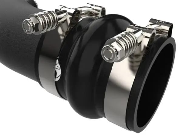 aFe 23-24 Ford Diesel Trucks V8-6.7L (td) BladeRunner 3in. Aluminum Hot Charge Pipe - Black thumbnail 6