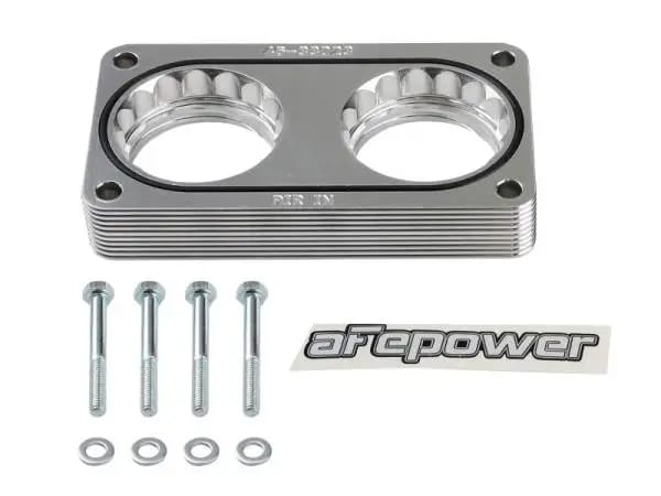 aFe Silver Bullet Throttle Body Spacer Kit Ford Trucks 05-10 V10-6.8L thumbnail 2