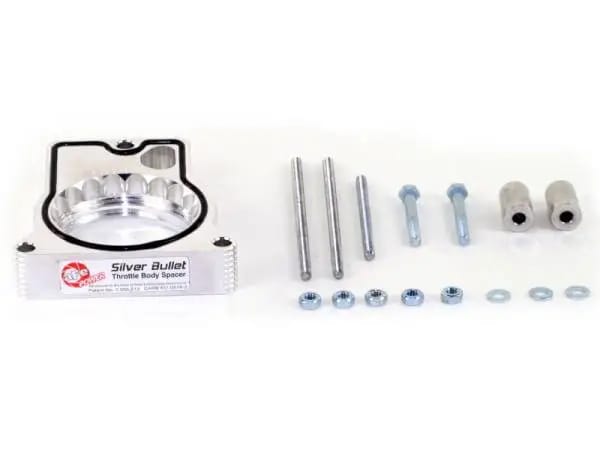 aFe Silver Bullet Throttle Body Spacers TBS GM C/K 1500 96-00 V6-4.3L thumbnail 3