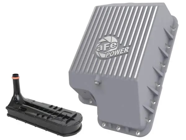 aFe Transmission Pan (Raw); Ford Diesel Trucks 03-10 V8-6.0/6.4L (td)