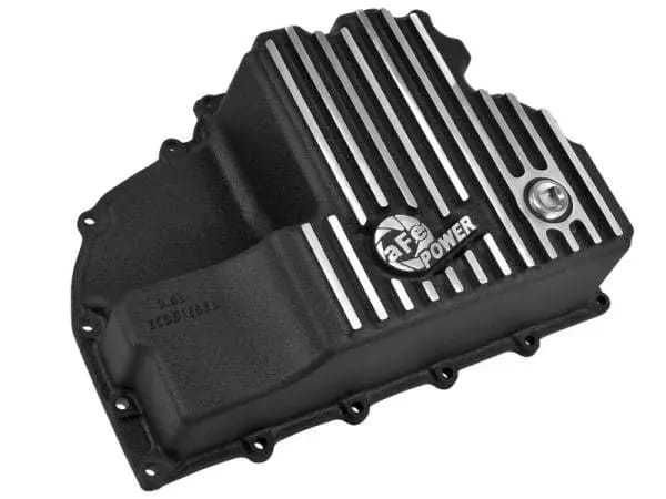 AFE Engine Oil Pan Black Machined; 14-16 Dodge RAM 1500 EcoDiesel 3.0L V6 (td) thumbnail 4