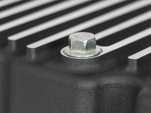 AFE Pro Series Engine Oil Pan Black w/Machined Fins; 11-16 Ford Powerstroke V8-6.7L (td) thumbnail 7