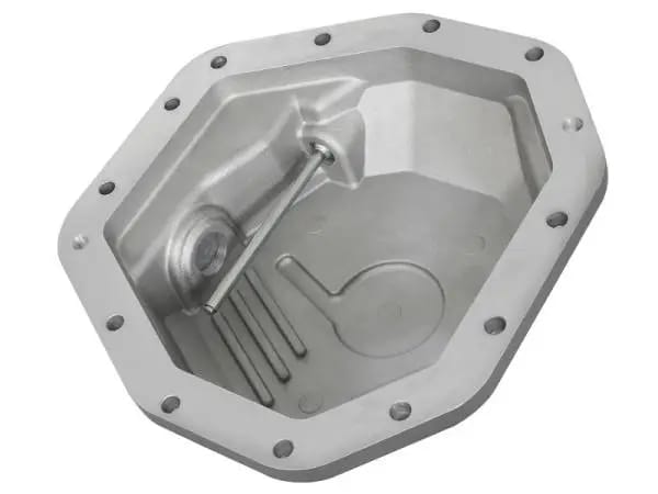 aFe Power Street Ser Rear Diff Cover Raw w/Mach Fin 2017 Ford Diesel Trucks V8-6.7L(td) Dana M275-14 thumbnail 3