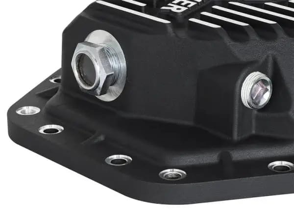 aFe Power Pro Ser Rear Diff Cover Black w/Mach Fins 2017 Ford Diesel Trucks V8-6.7L(td) Dana M275-14 thumbnail 4
