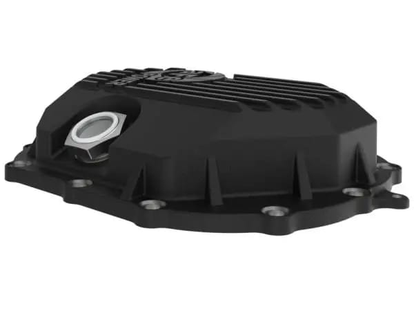 AFE Power 11-18 GM 2500-3500 AAM 9.25 Axle Front Differential Cover Black Machined Street Series thumbnail 5