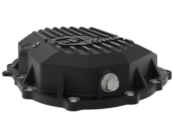 AFE Power 11-18 GM 2500-3500 AAM 9.25 Axle Front Diff Cover Black Machined w/ 2 Qts 75w90 Oil thumbnail 5
