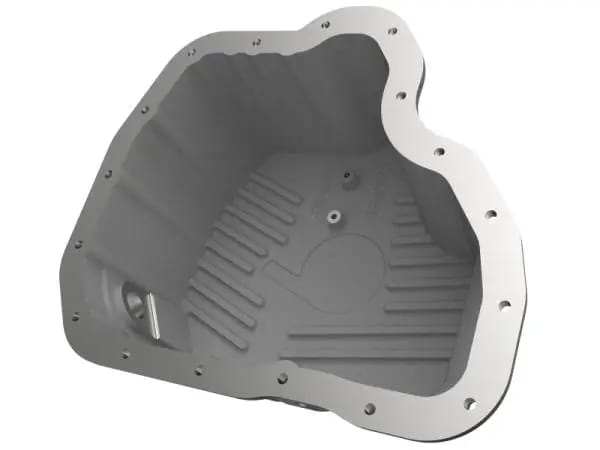 aFe POWER GM Diesel Trucks 01-10 V8-6.6L (td) Pro Series Engine Oil Pan Black w/ Machined Fins thumbnail 3