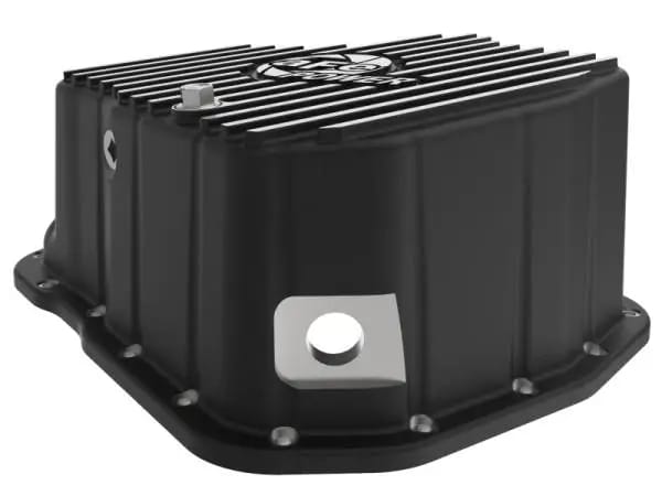 aFe POWER GM Diesel Trucks 01-10 V8-6.6L (td) Pro Series Engine Oil Pan Black w/ Machined Fins thumbnail 4