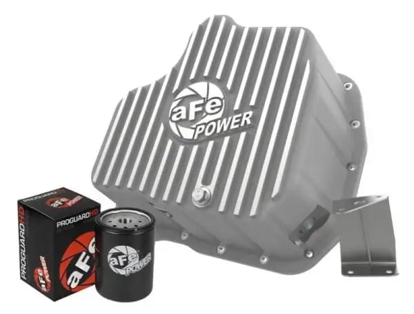 aFe Power 11-16 GM Diesel 2500HD / 3500HD V8-6.6L (TD) Street Series Engine Oil Pan Raw w/ Machined thumbnail 6
