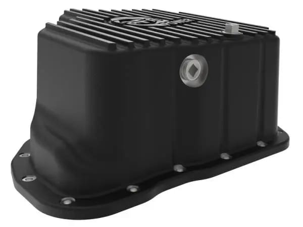 aFe 011-16 GM Diesel Trucks V8-6.6L LML Engine Oil Pan Black POWER Pro Series w/ Machined Fins thumbnail 5