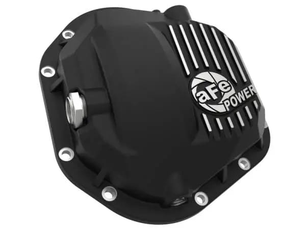 aFe Pro Series Dana 60 Front Differential Cover Black w/ Machined Fins 17-20 Ford Trucks (Dana 60) thumbnail 2