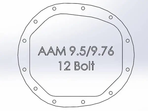 aFe Street Series Rear Differential Cover Raw 14-19 Chevrolet Silverado V8 4.3L / 5.3L / 6.2L thumbnail 6