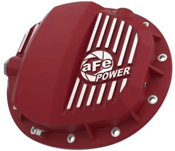 aFe Pro Series GMCH 9.5 Rear Diff Cover Red w/ Machined Fins 19-20 GM Silverado/Sierra 1500 thumbnail 6