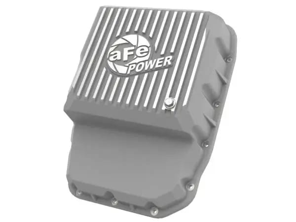 aFe Transmission Pan Raw w/ Machined Fins 13-19 Dodge Diesel Trucks L6-6.7L (td) thumbnail 2