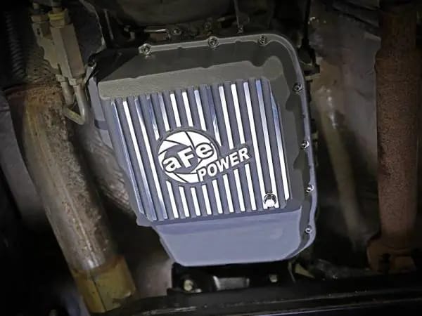 aFe Transmission Pan Raw w/ Machined Fins 13-19 Dodge Diesel Trucks L6-6.7L (td) thumbnail 4