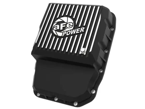 aFe Transmission Pan (Black w/ Machined Fins) 13-19 Dodge Diesel Trucks L6-6.7L (td) thumbnail 2